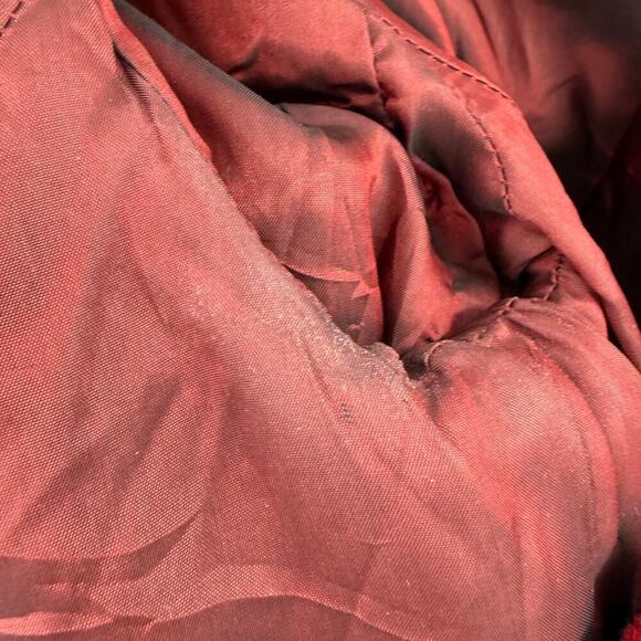 Ann Taylor Women's Red Wool Button Up Long Sleeve Jacket Size 4 - Picture 4 of 10